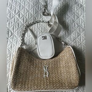 Steve Madden straw bag